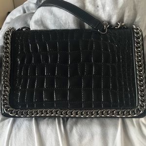 Black Zara leather bag